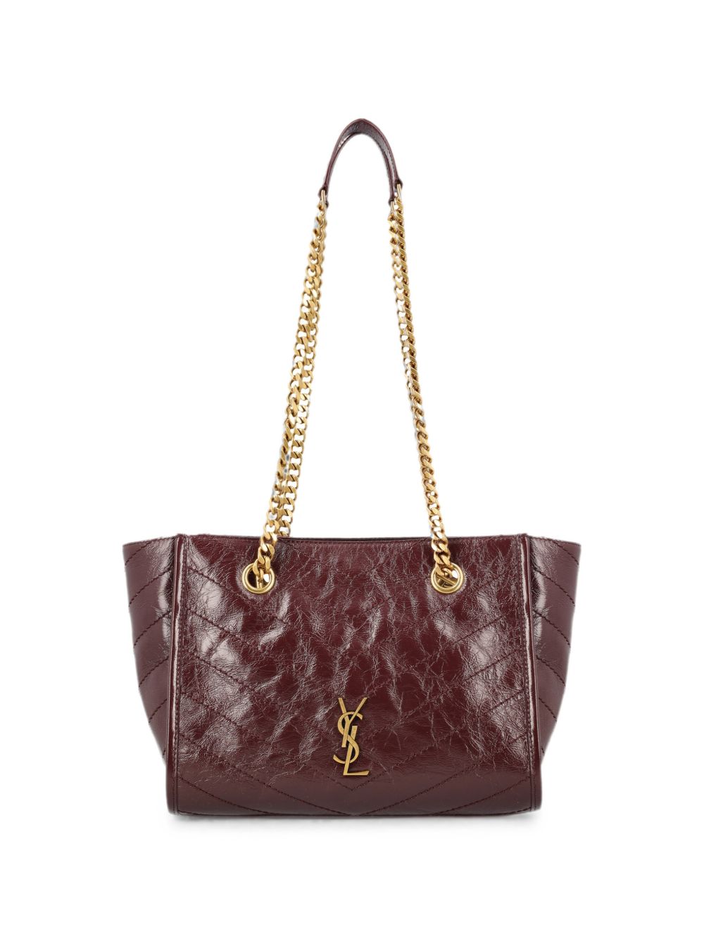 Saint Laurent Women Niki Small Leather Tote Bag SAINT LAURENT