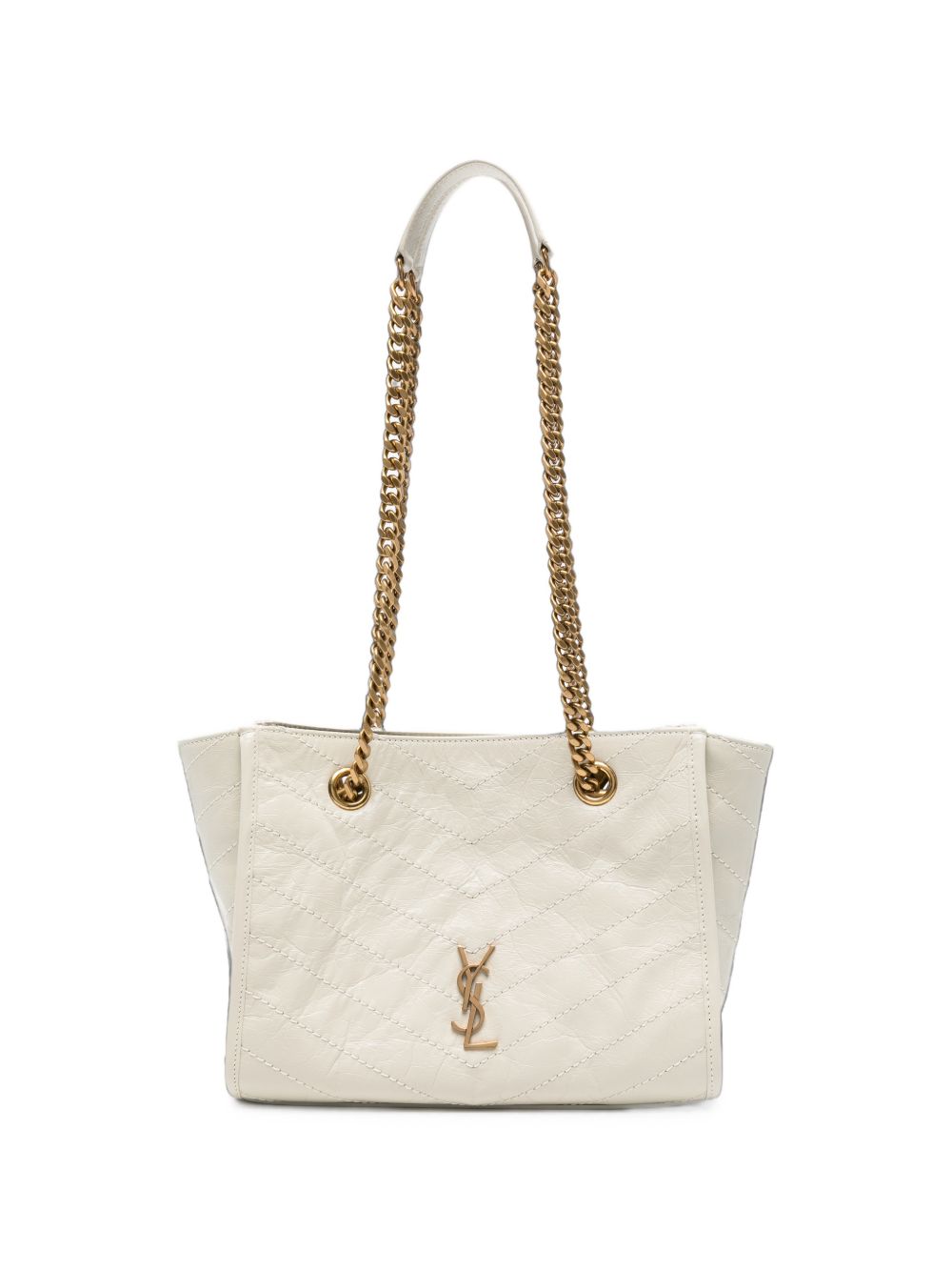 Saint Laurent Women Niki Small Leather Tote Bag SAINT LAURENT