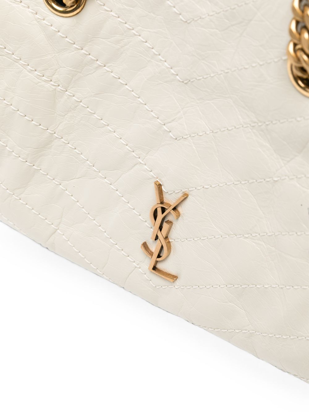 Saint Laurent Women Niki Small Leather Tote Bag SAINT LAURENT
