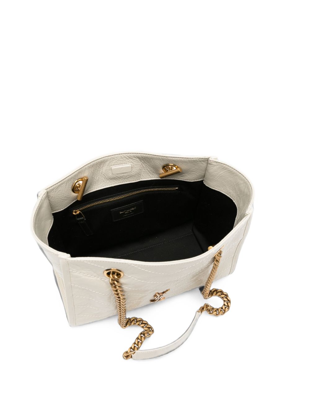 Saint Laurent Women Niki Small Leather Tote Bag SAINT LAURENT