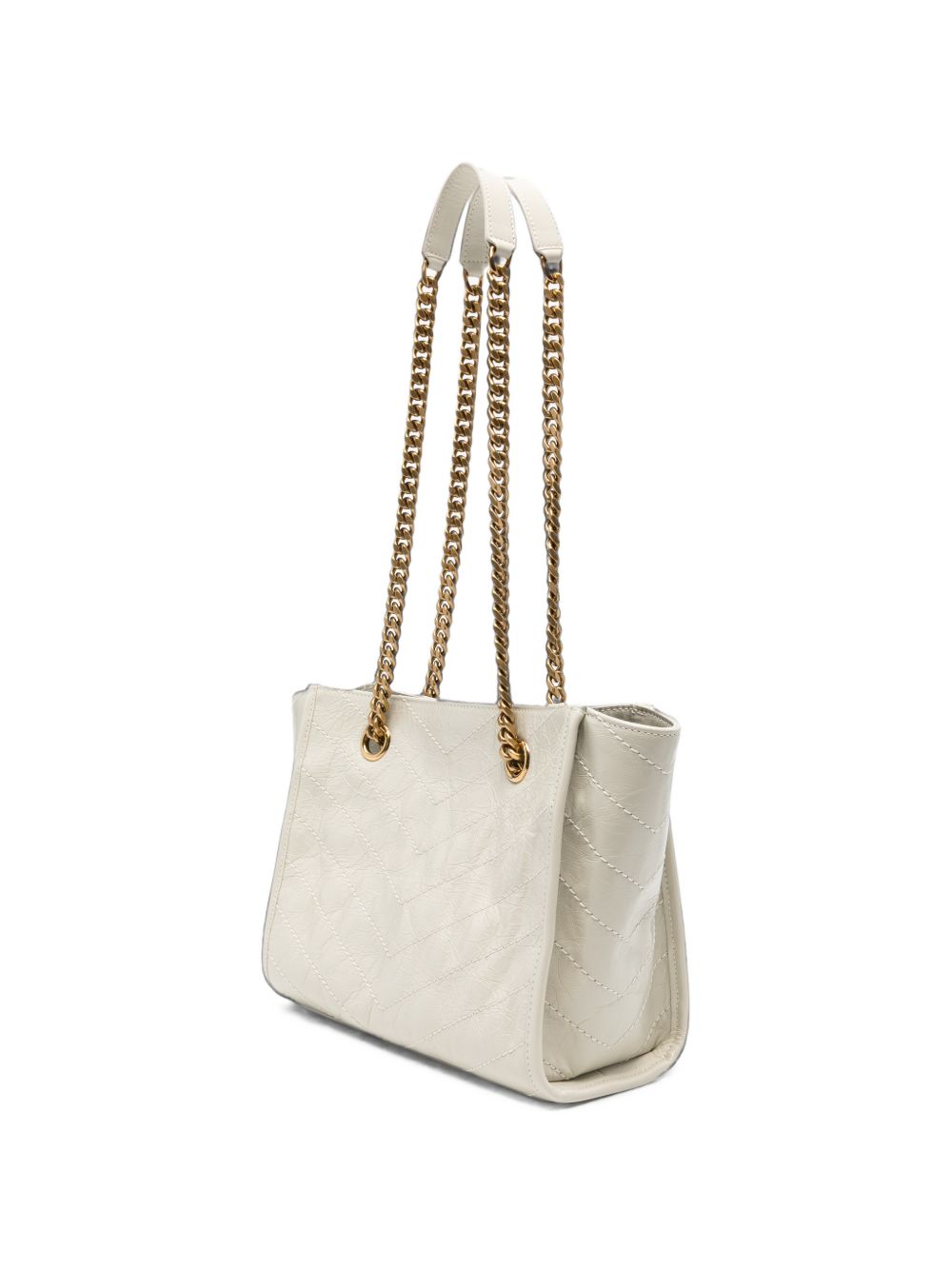 Saint Laurent Women Niki Small Leather Tote Bag SAINT LAURENT