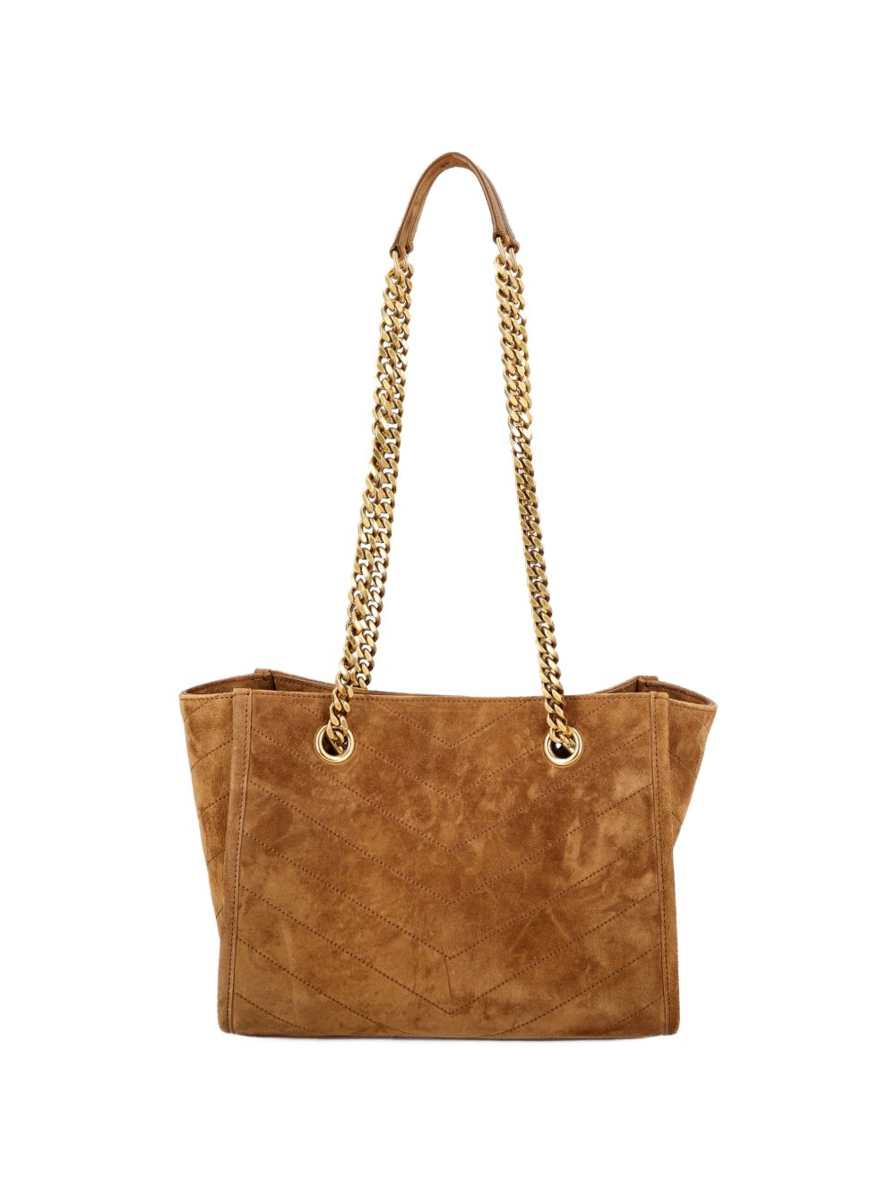 Saint Laurent Women Niki Small Suede Leather Tote Bag SAINT LAURENT