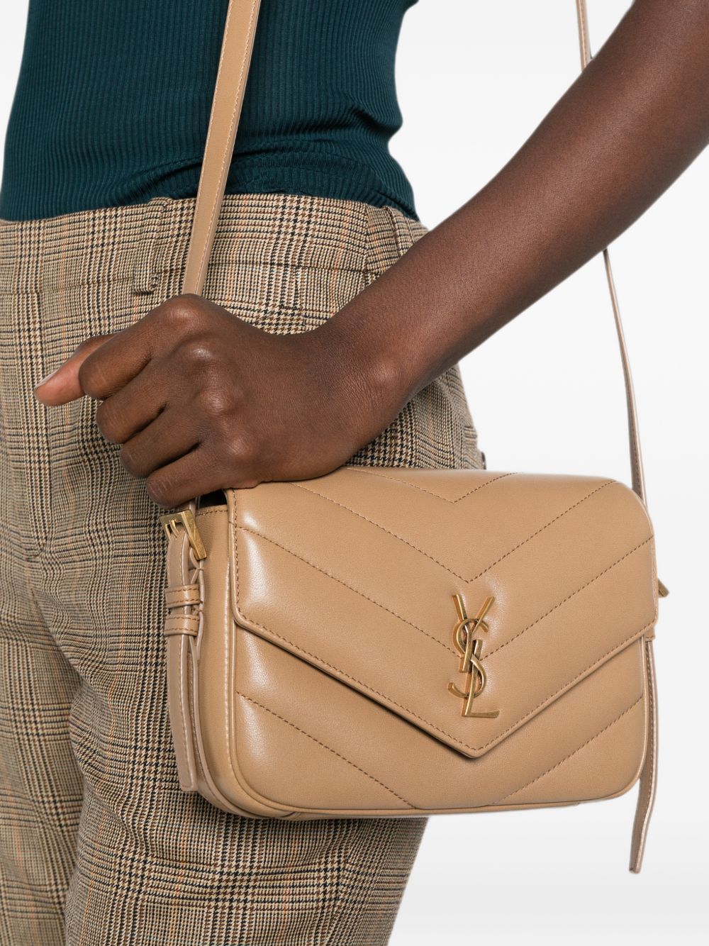 Saint Laurent Women Loulou Toy Suede Leather Crossbody Bag SAINT LAURENT