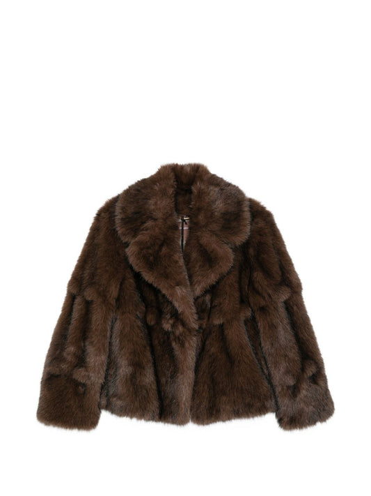 Ermanno Scervino Women Faux Fur Jacket ERMANO SCERVINO