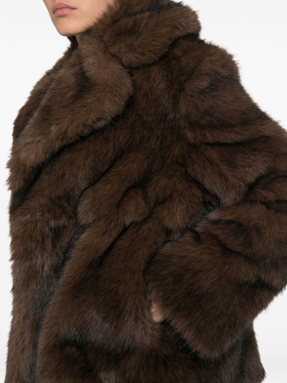 Ermanno Scervino Women Faux Fur Jacket ERMANO SCERVINO