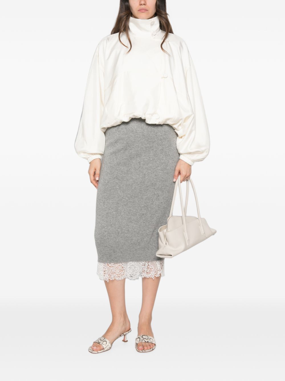 Ermanno Scervino Women Cashmere Midi Skirt ERMANO SCERVINO