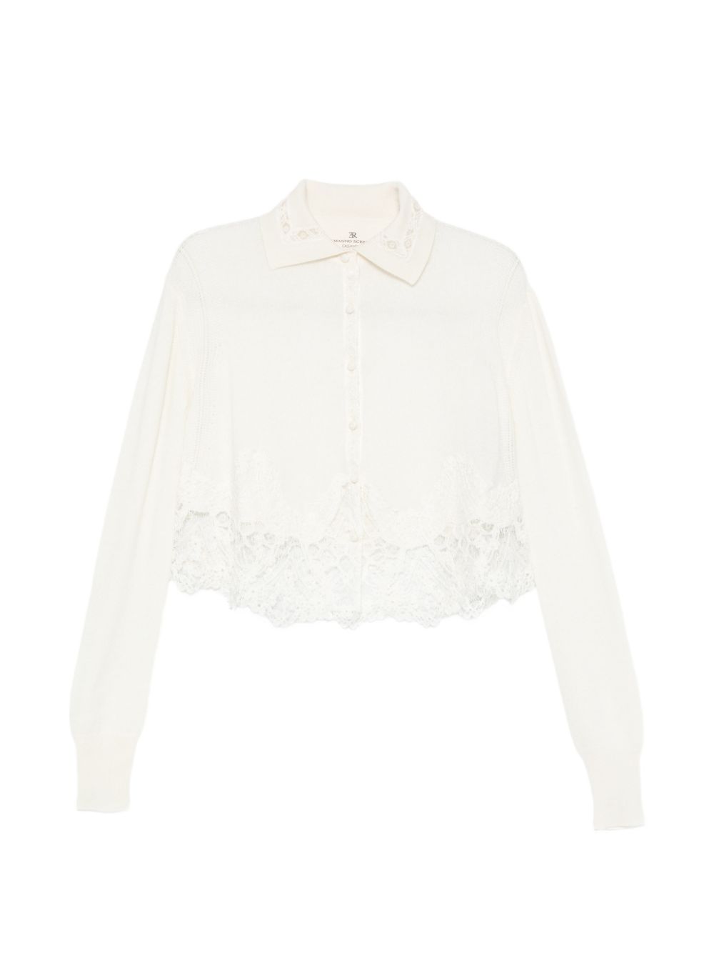 Ermanno Scervino Women Cashemre Lace Shirt ERMANO SCERVINO