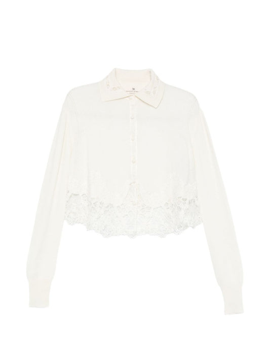 Ermanno Scervino Women Cashemre Lace Shirt ERMANO SCERVINO