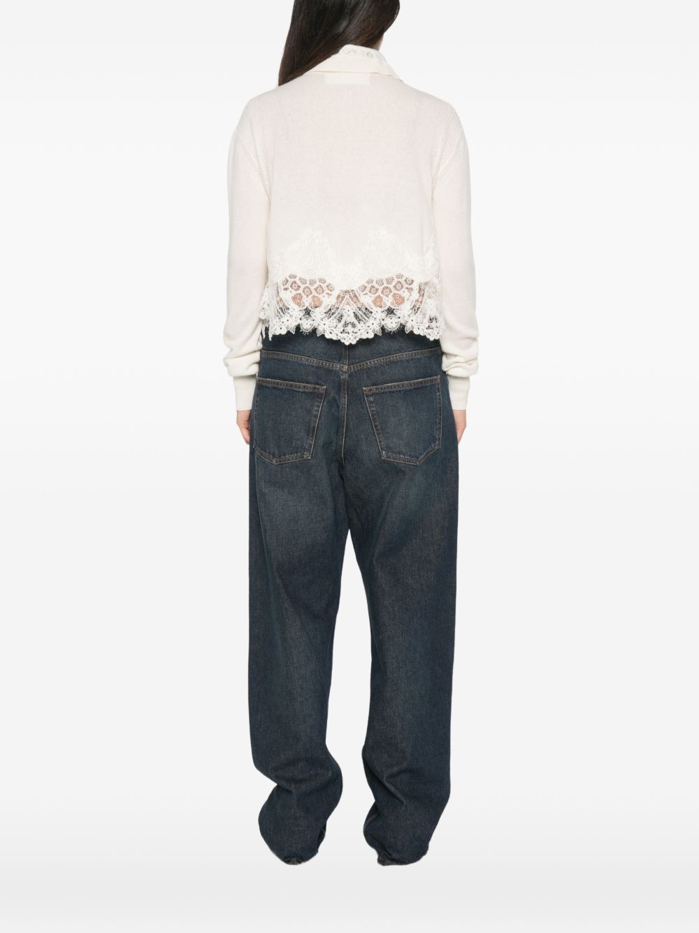 Ermanno Scervino Women Cashemre Lace Shirt ERMANO SCERVINO
