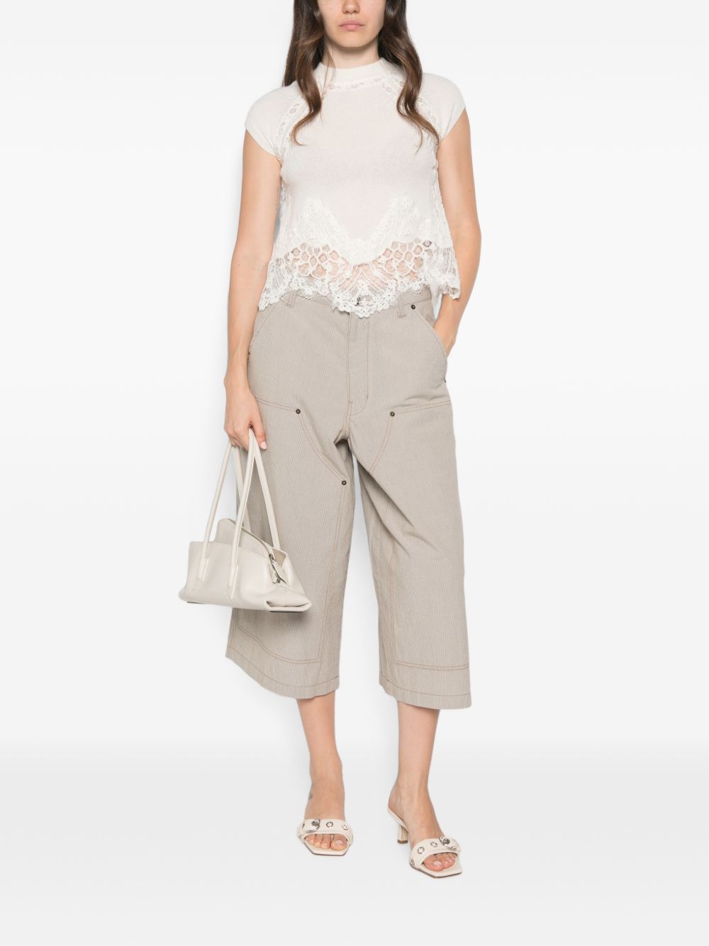 Ermanno Scervino Women Cashmere Lace Top