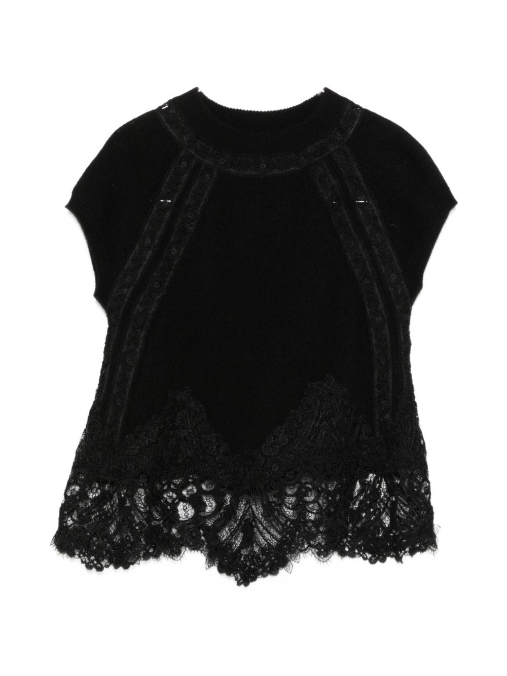 Ermanno Scervino Women Cashmere Lace Top