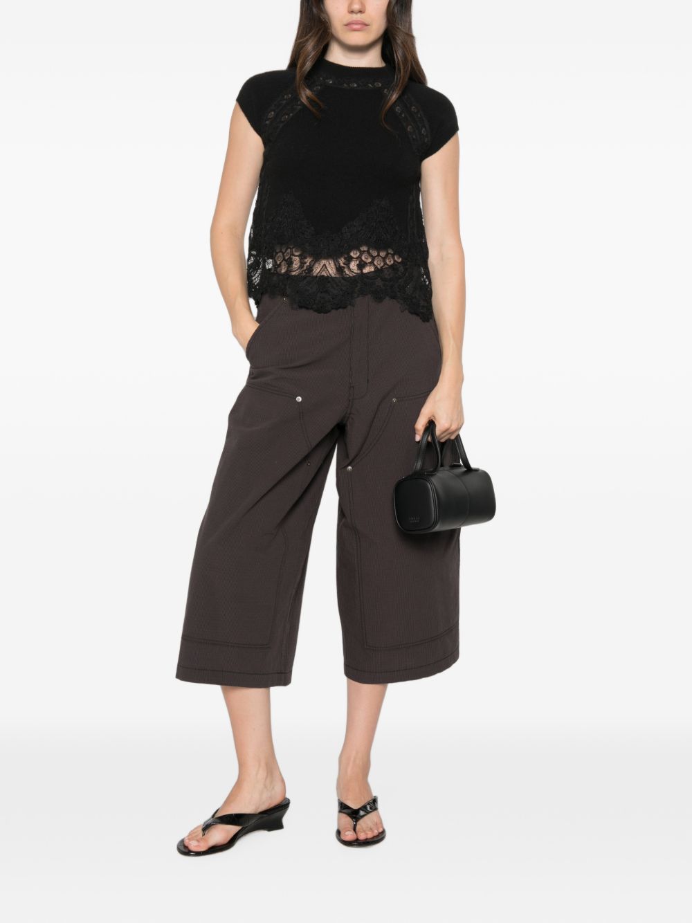 Ermanno Scervino Women Cashmere Lace Top