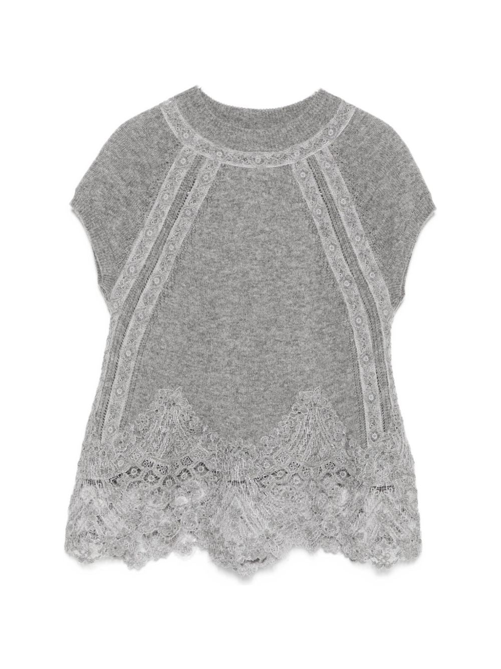Ermanno Scervino Women Cashmere Lace Top