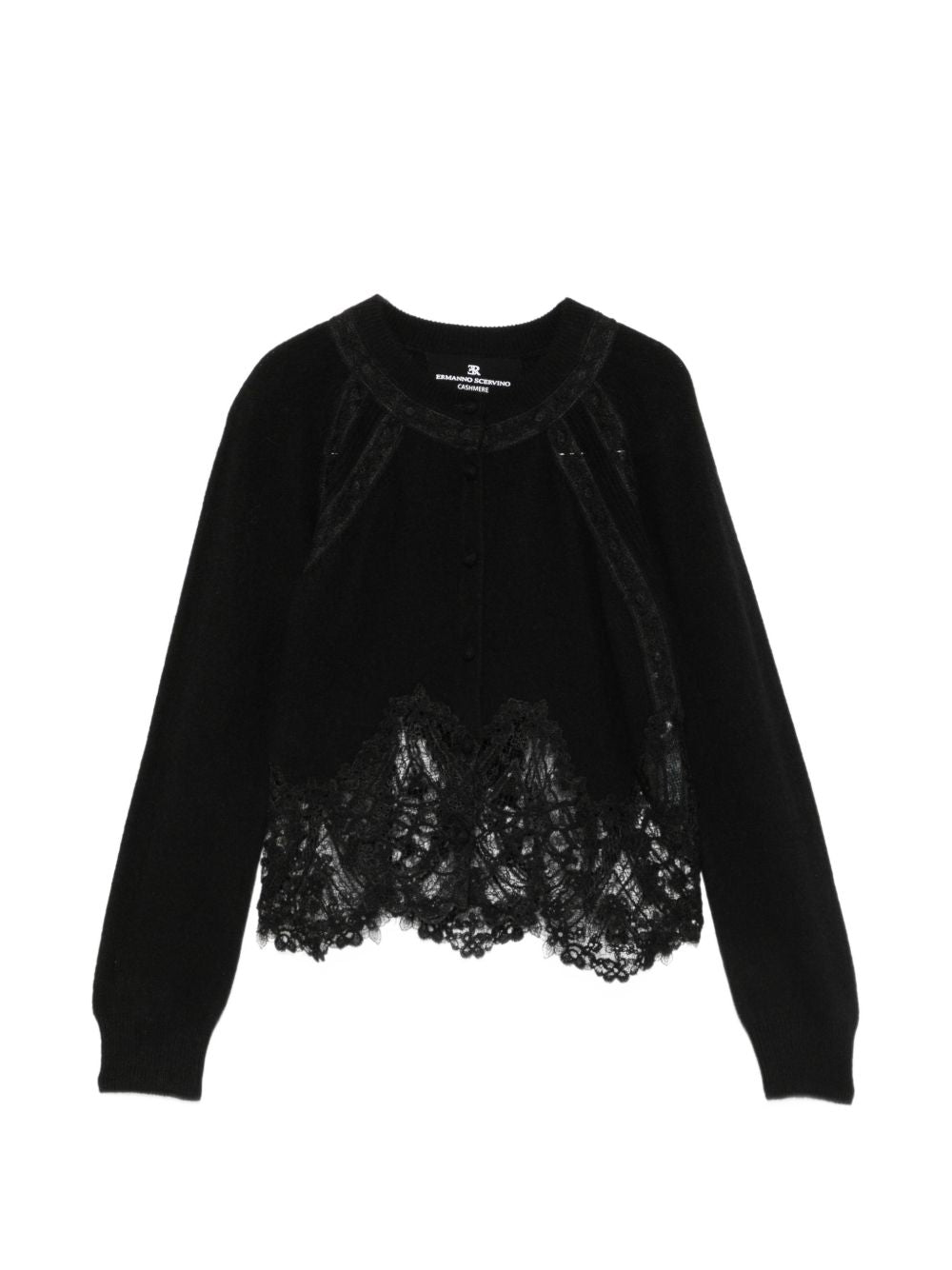 Ermanno Scervino Women Cashmere Lace Cardigan ERMANO SCERVINO