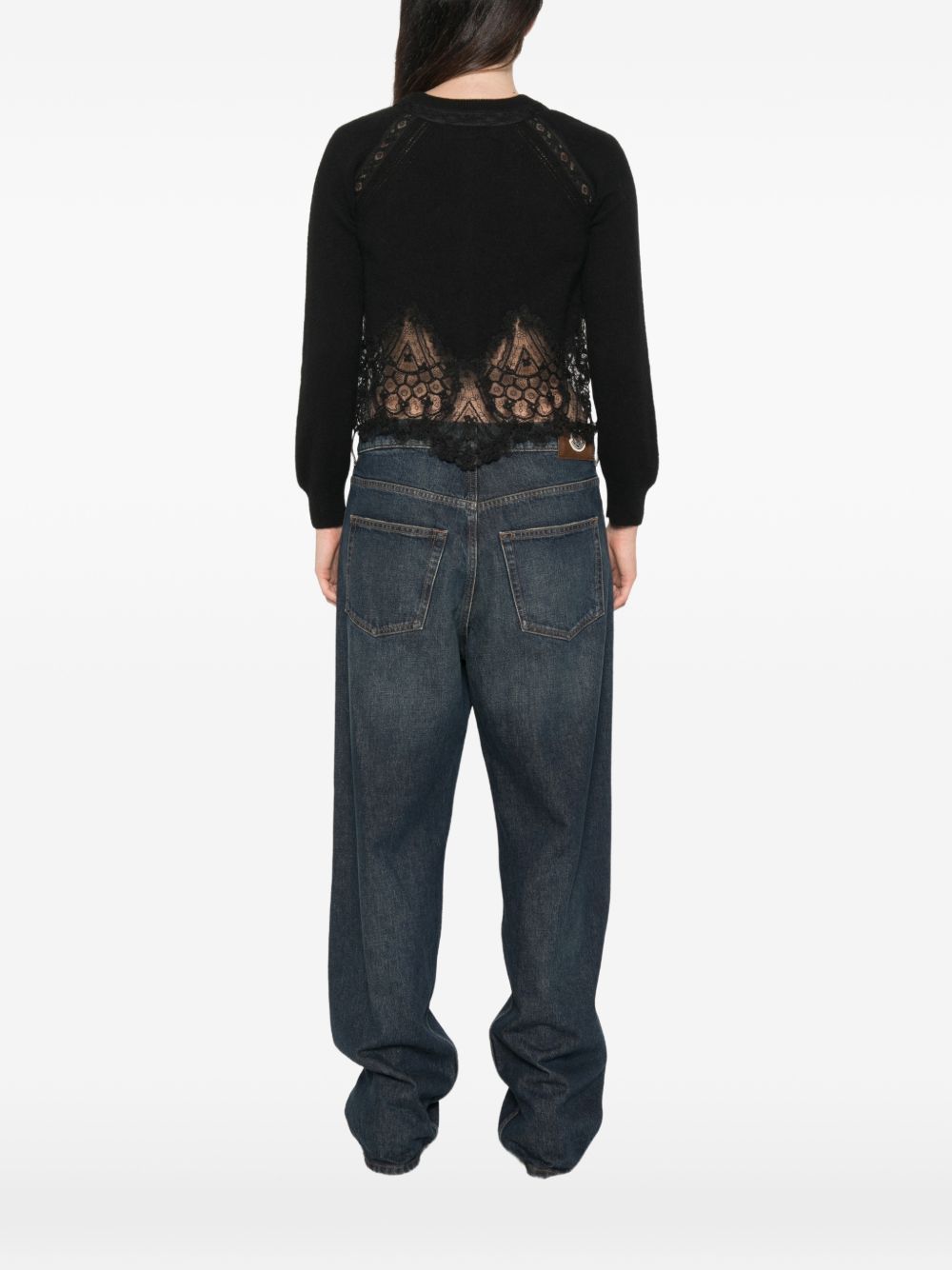 Ermanno Scervino Women Cashmere Lace Cardigan ERMANO SCERVINO