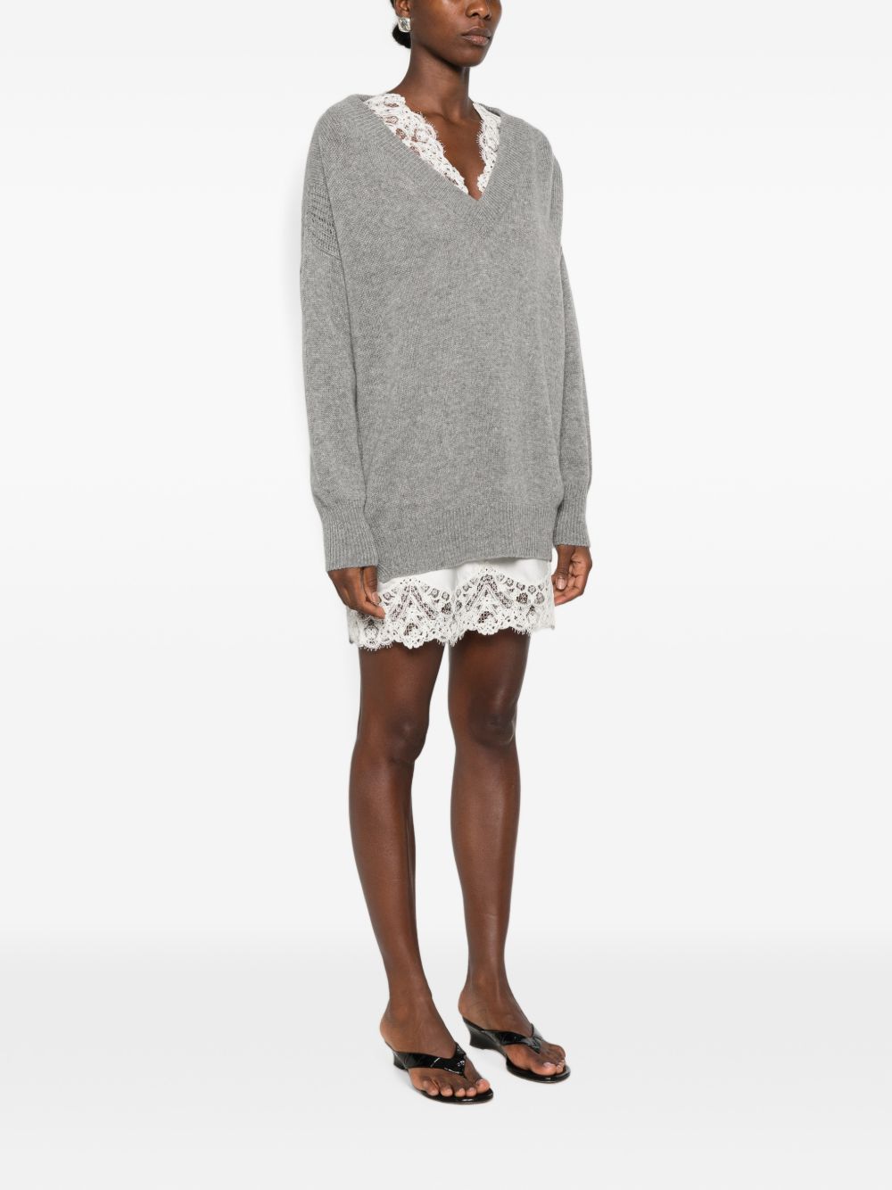 Ermanno Scervino Women Cashmere Mini Dress ERMANO SCERVINO