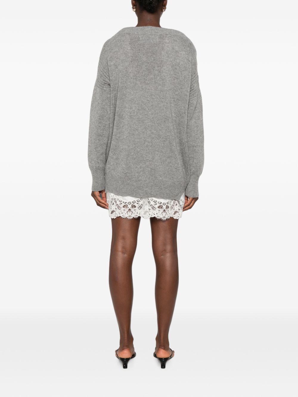 Ermanno Scervino Women Cashmere Mini Dress ERMANO SCERVINO