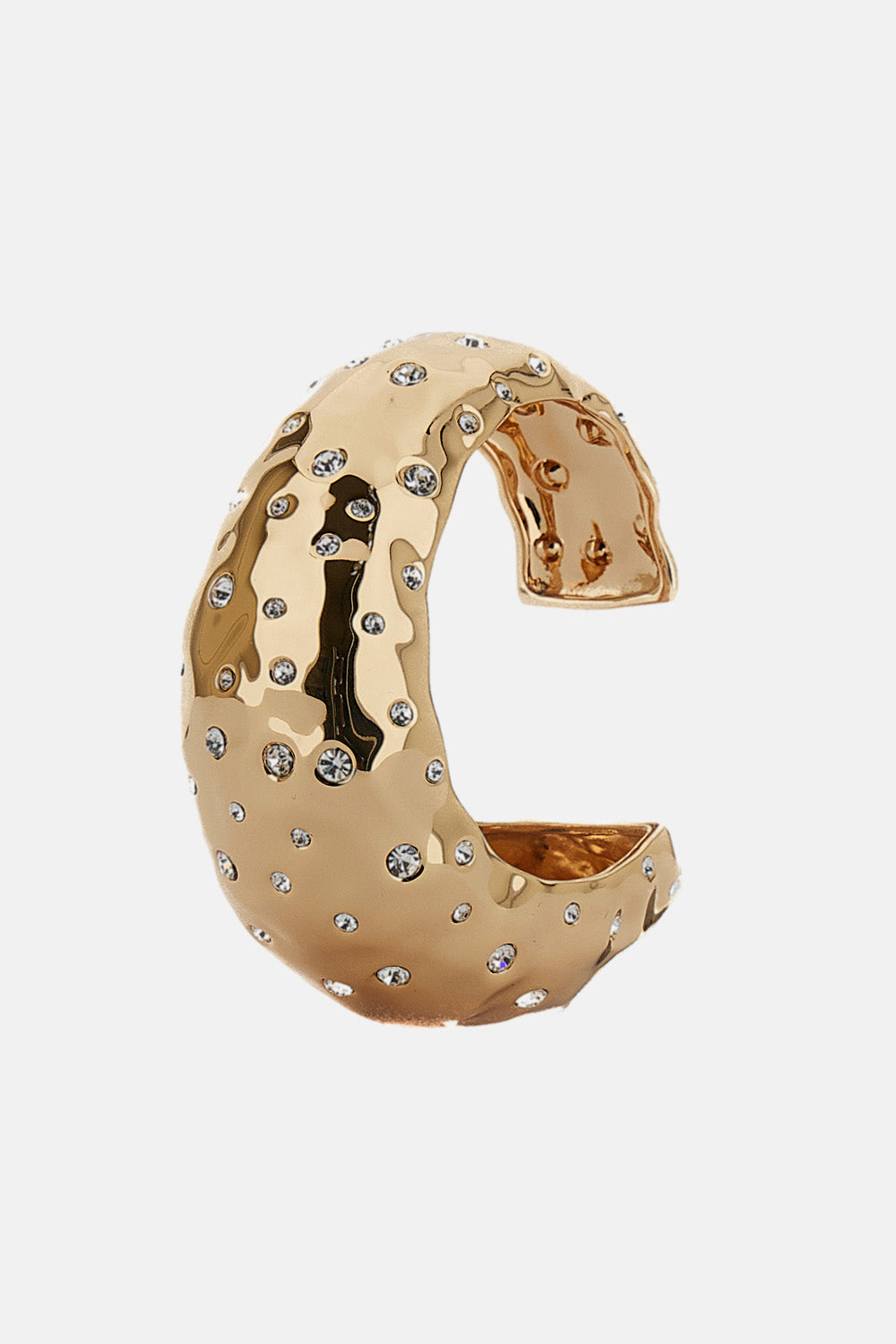 Self-Portrait Women Mottled Gold Crystal Bangle SELF-PORTRAIT