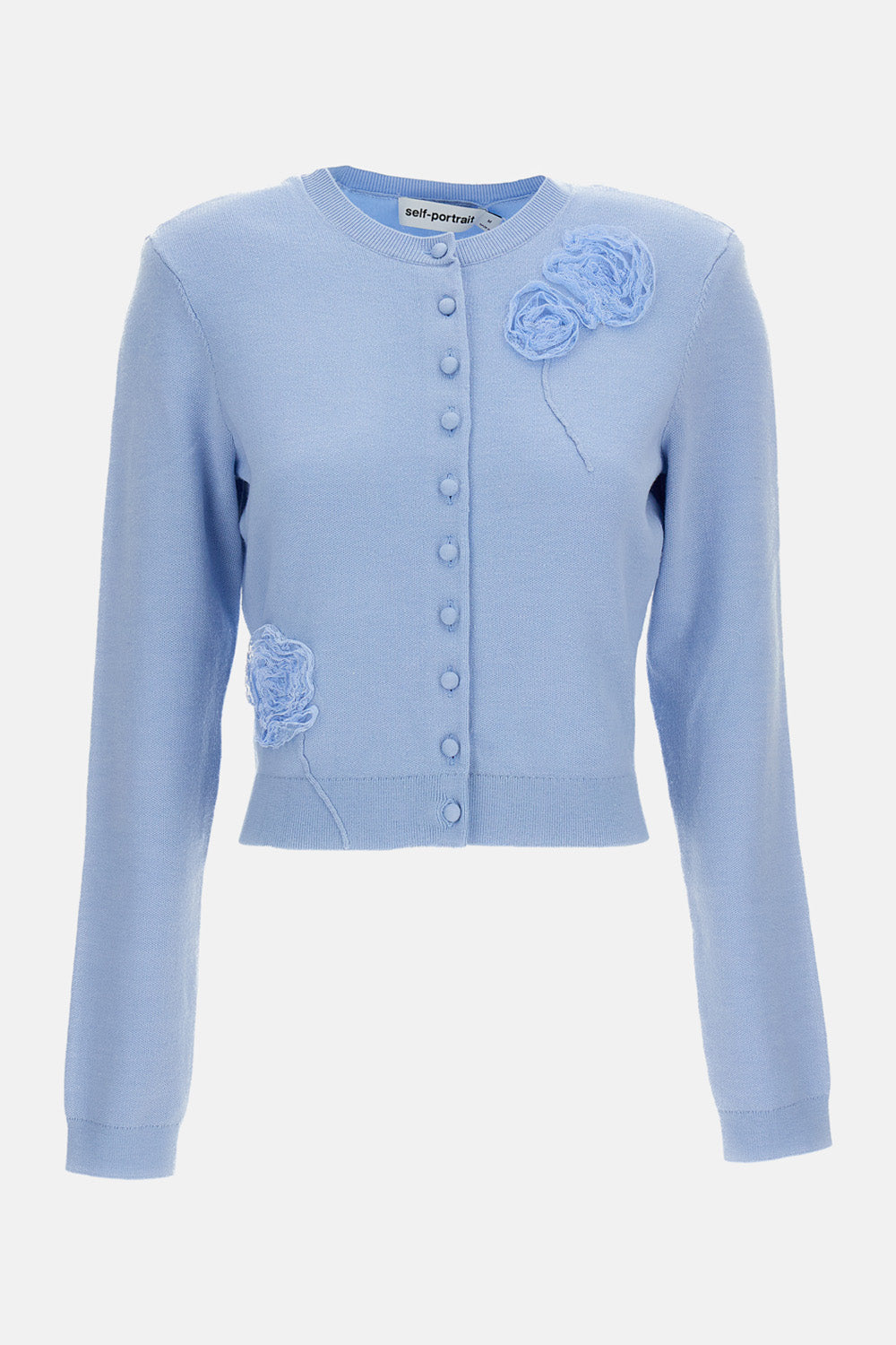 Self-Portrait Women Flower Knit Cardigan SELF-PORTRAIT
