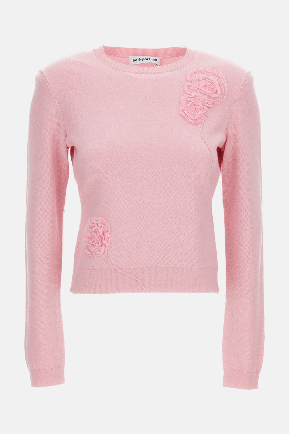 Self-Portrait Women Flower Knit Jumper SELF-PORTRAIT