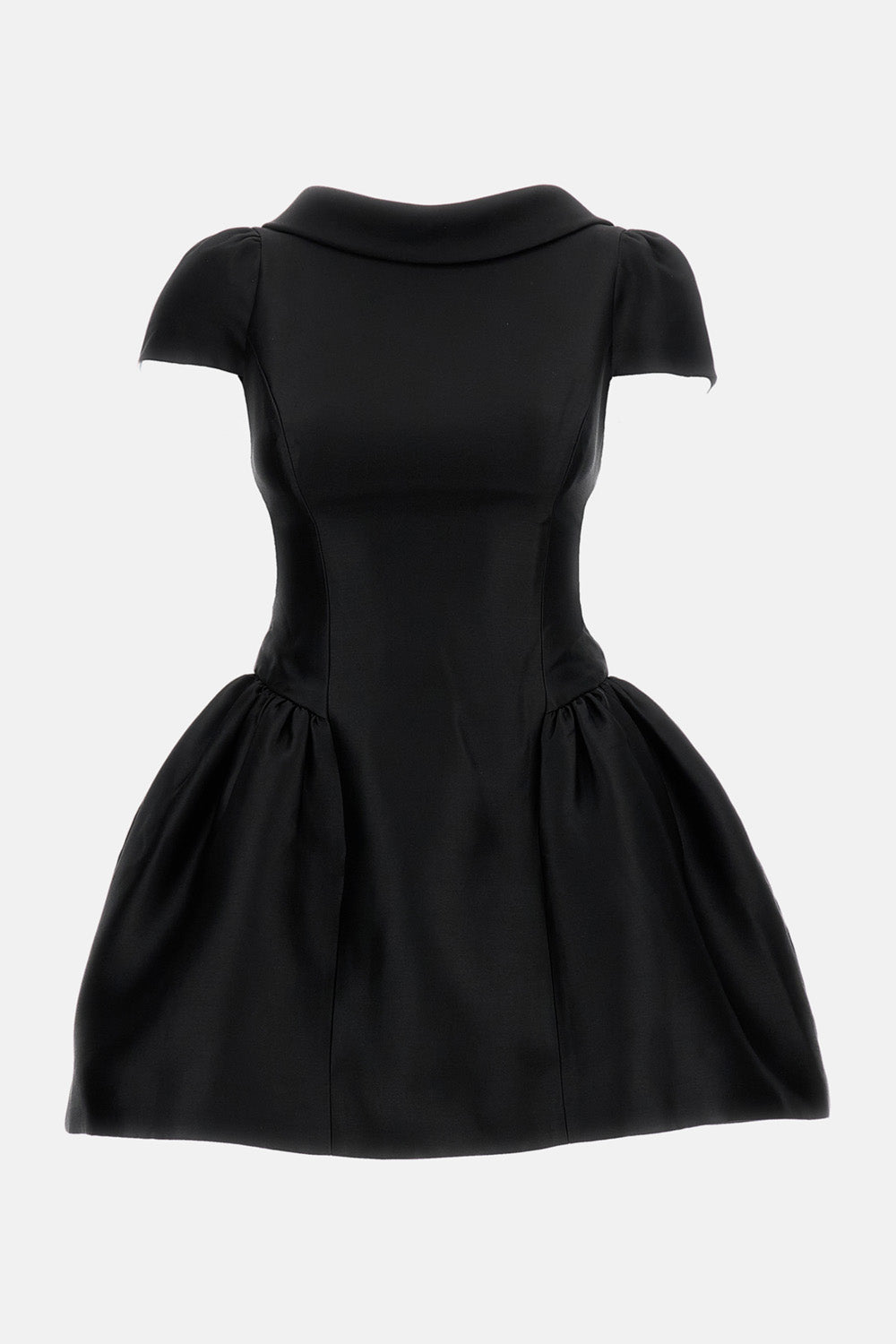 Self-Portrait Women Taffeta Collared Mini Dress SELF-PORTRAIT