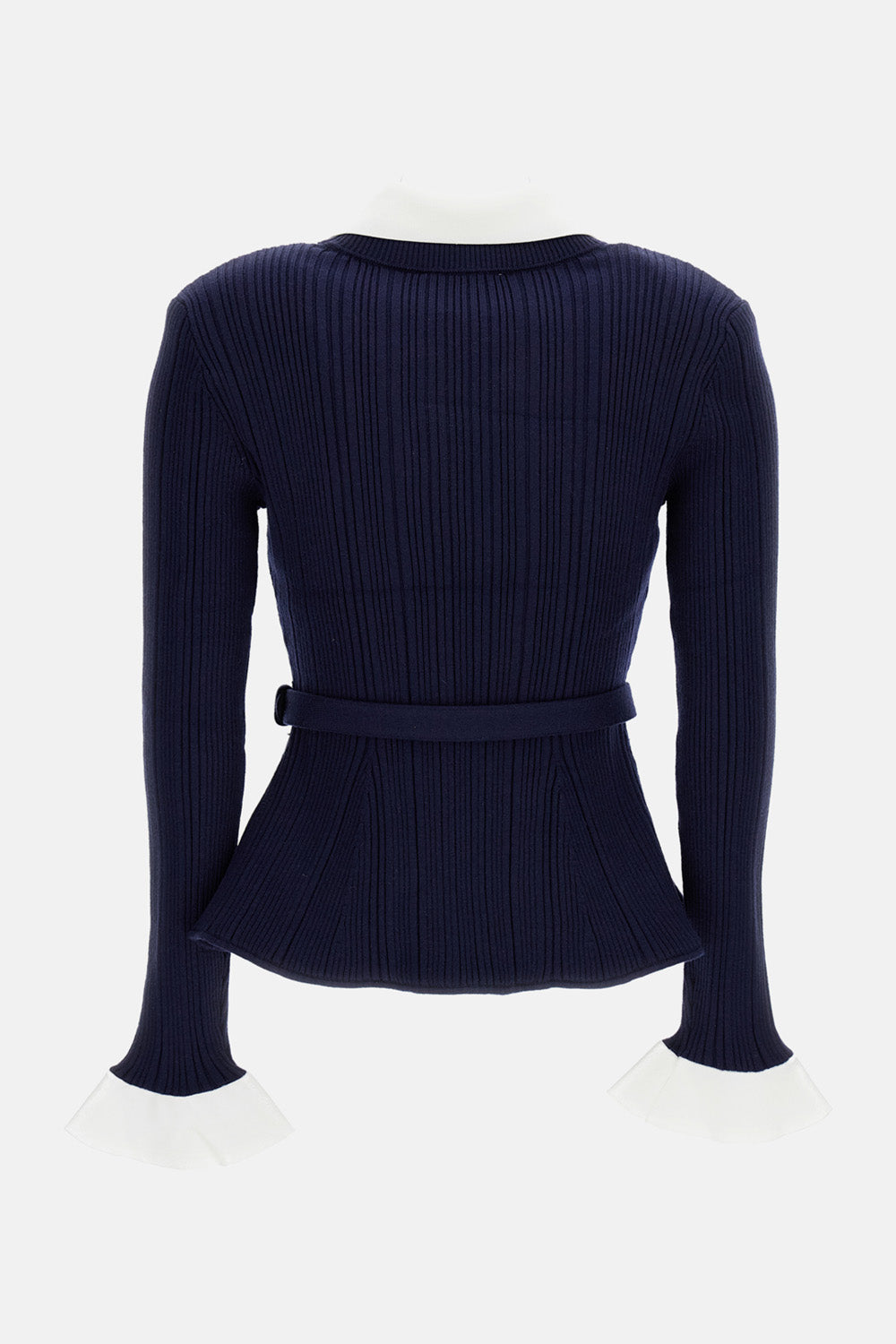 Self-Portrait Women Ribbed Knit Cardigan SELF-PORTRAIT