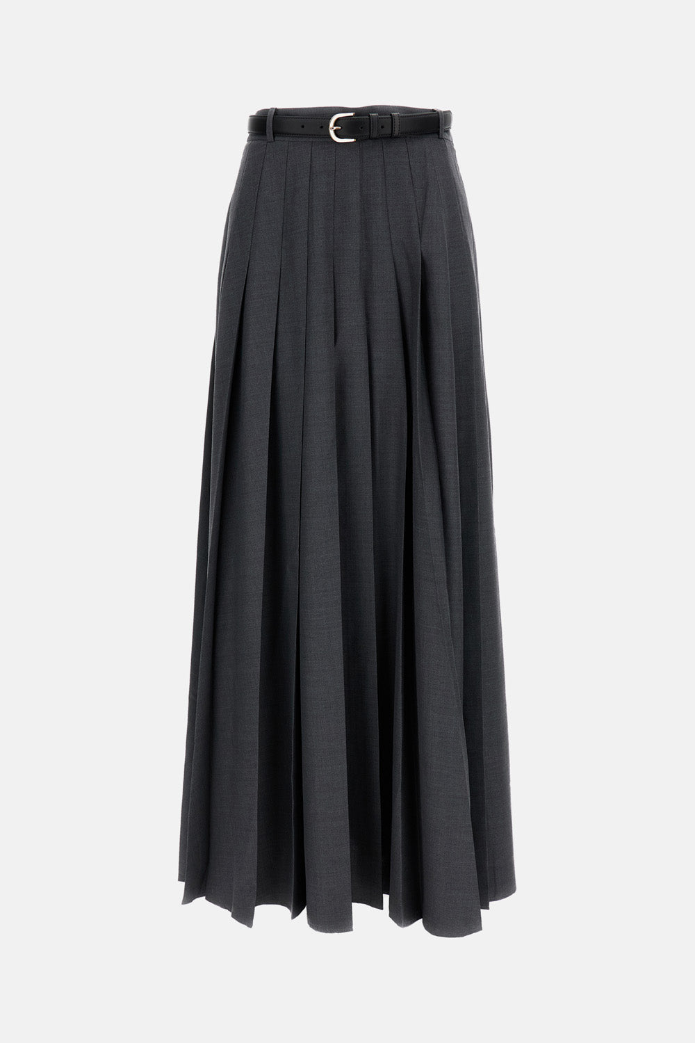 Self-Portrait Women Pleated Maxi Skirt SELF-PORTRAIT