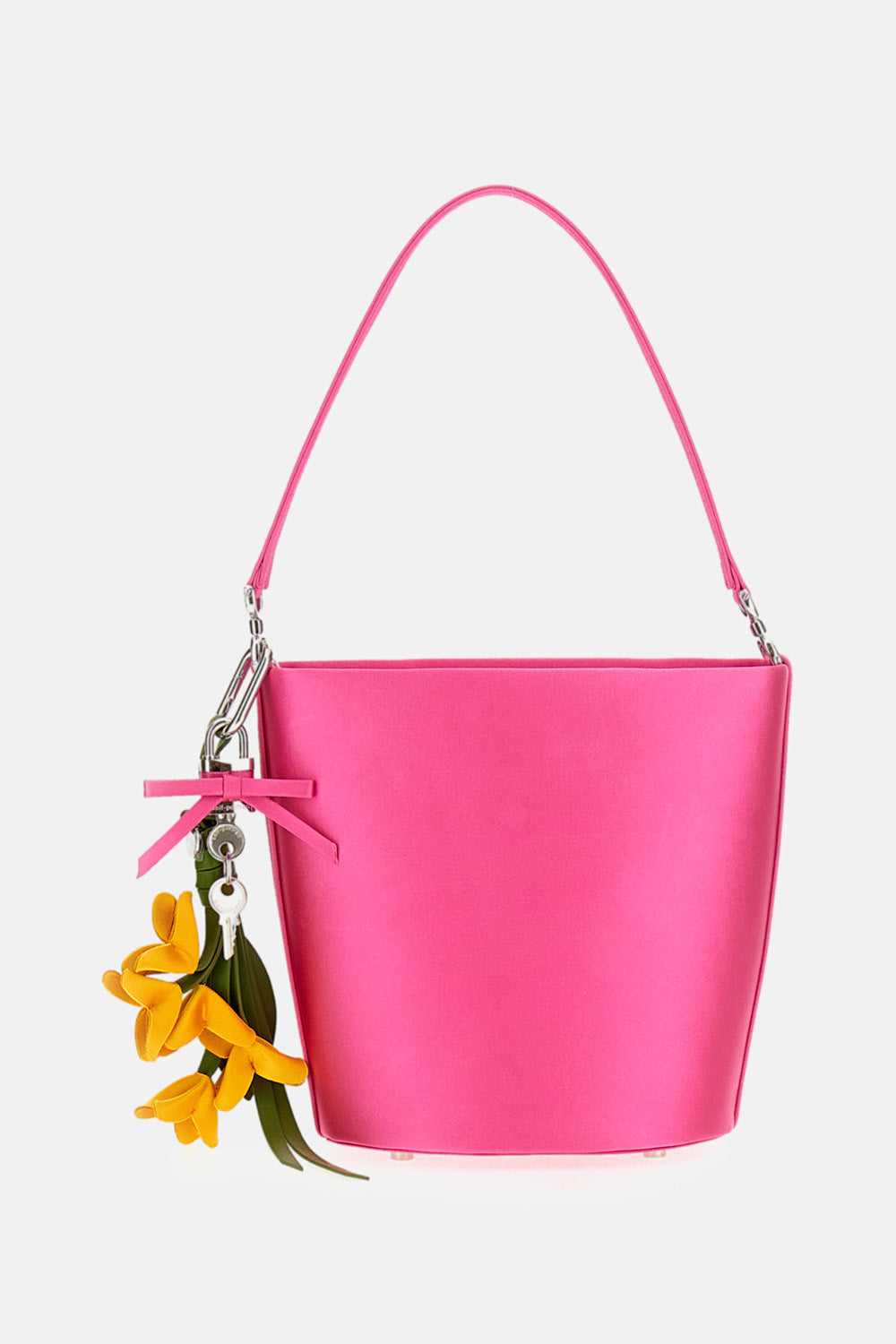 Self-Portrait Women Satin Bucket Bag SELF-PORTRAIT