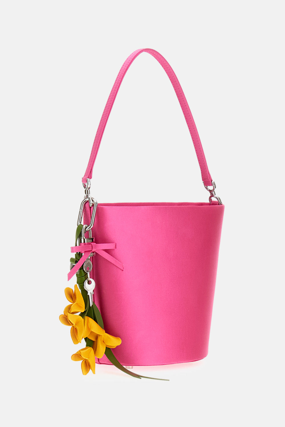 Self-Portrait Women Satin Bucket Bag SELF-PORTRAIT