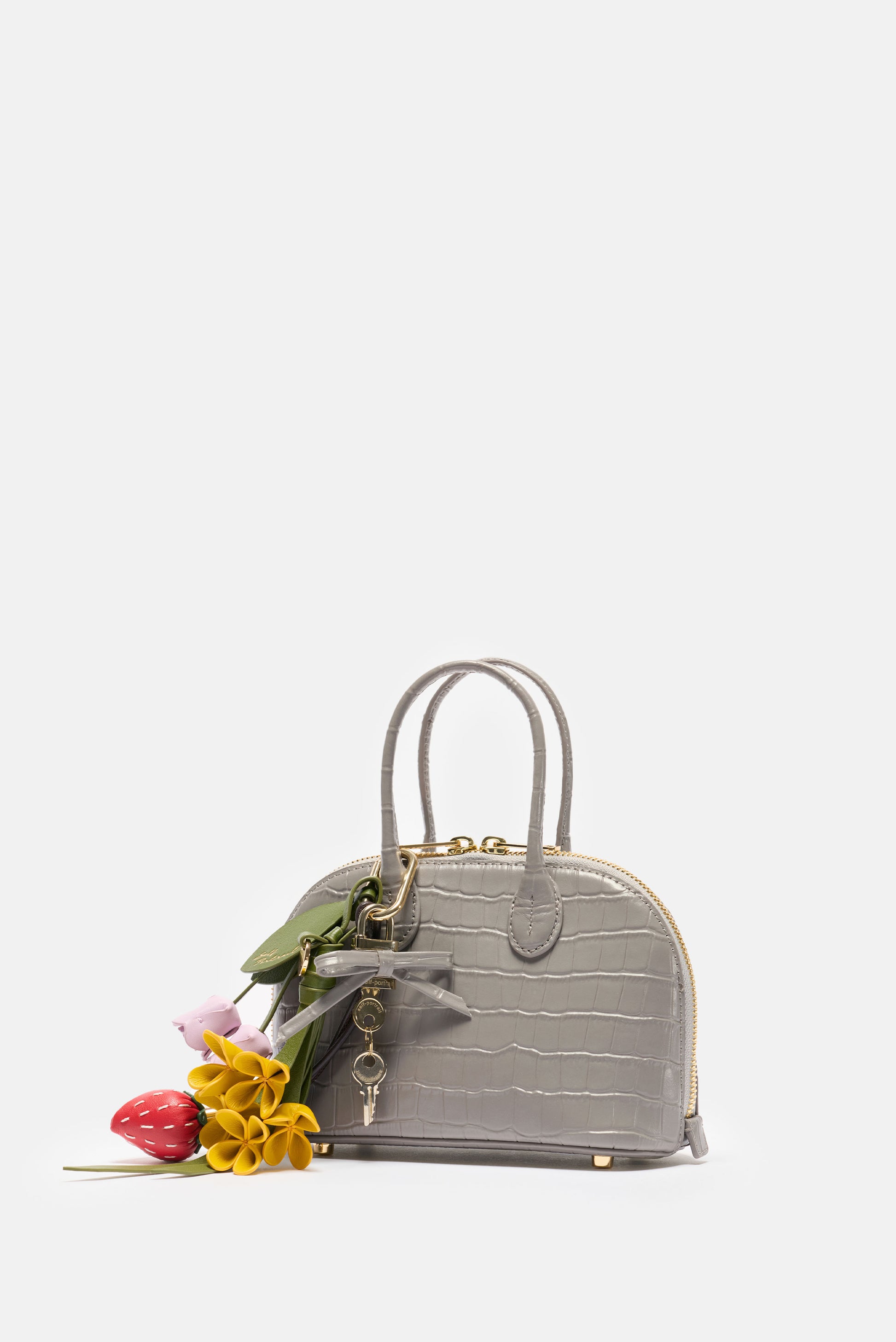 Self-Portrait Women Croc Leather Toast Mini Bag SELF-PORTRAIT
