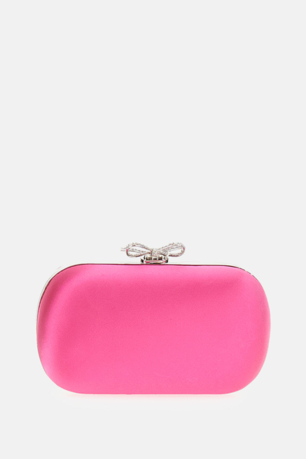 Self-Portrait Women Satin Clutch Bag SELF-PORTRAIT