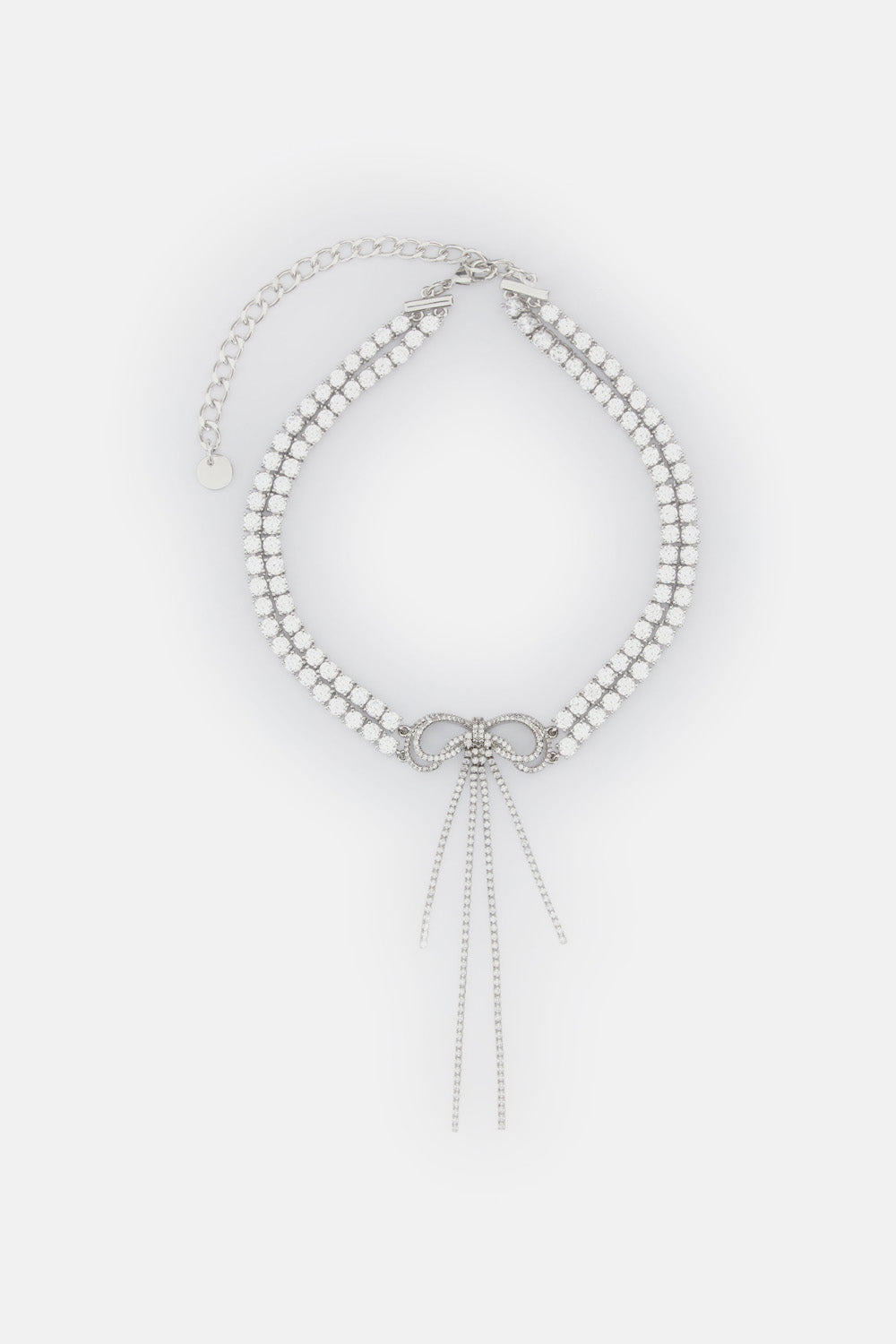 Self-Portrait Women Double Crystal Bow Choker SELF-PORTRAIT