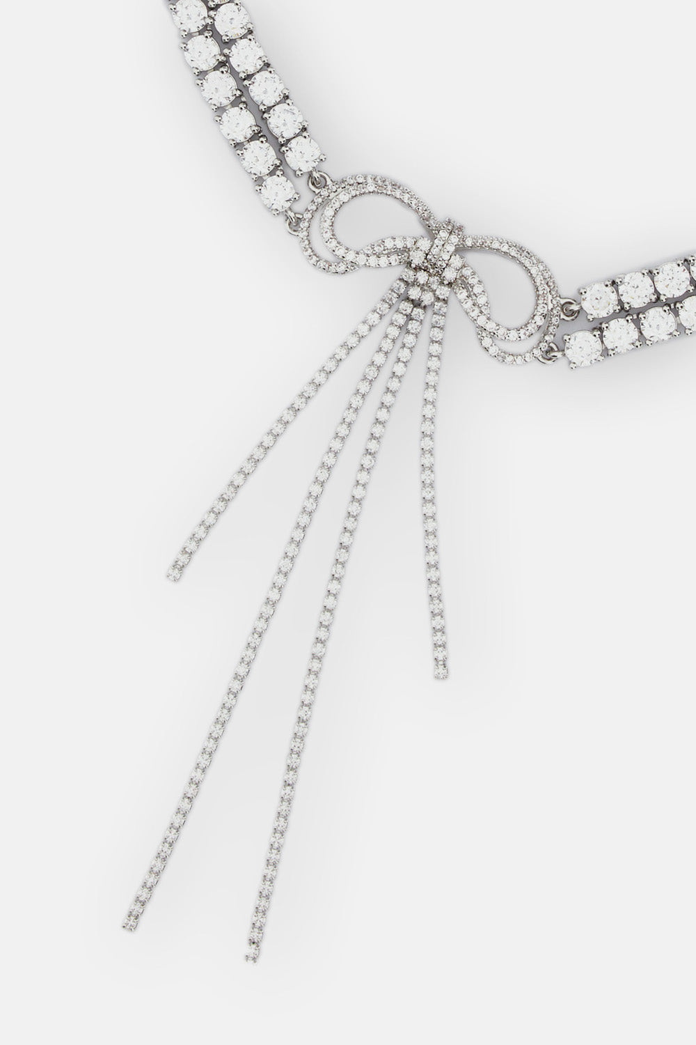 Self-Portrait Women Double Crystal Bow Choker SELF-PORTRAIT