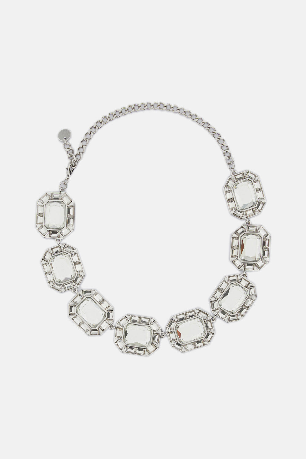Self-Portrait Women Silver Crystal Necklace SELF-PORTRAIT
