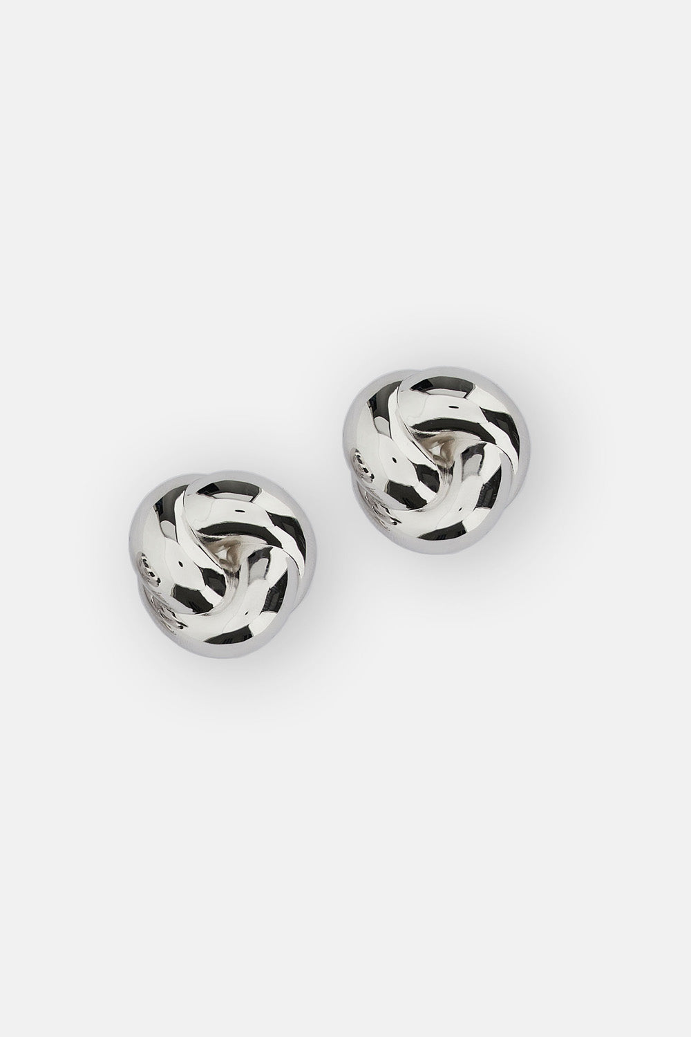 Self-Portrait Women Silver Knot Earrings SELF-PORTRAIT
