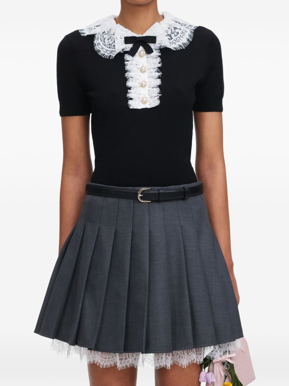 Self Portrait Women Lace Collar Top SELF-PORTRAIT