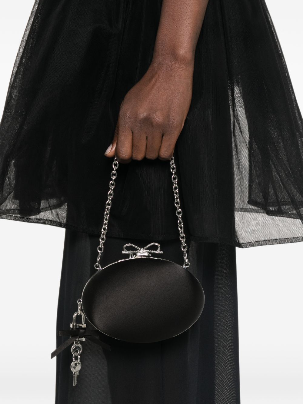 Self Portrait Women Satin Clutch SELF-PORTRAIT