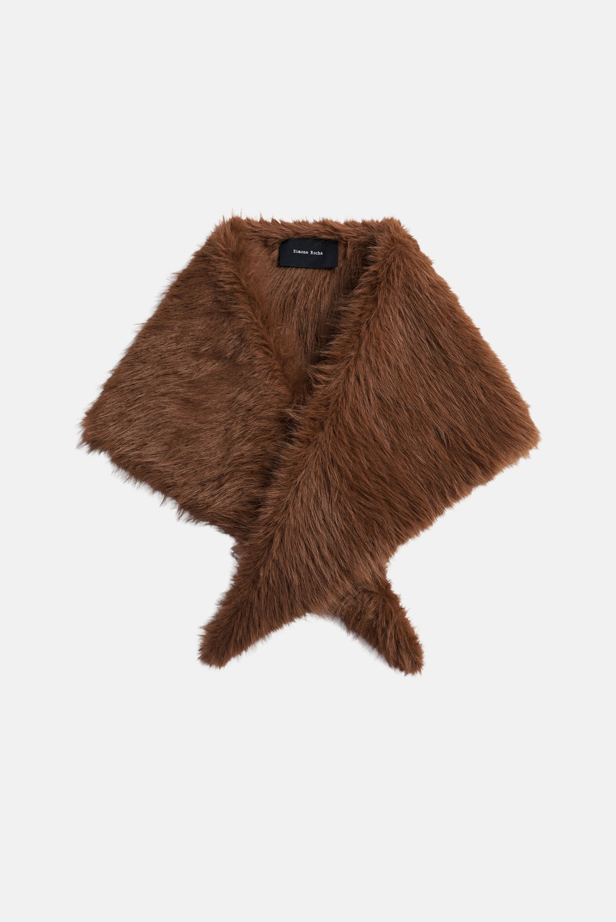 Simone Rocha Women Faux Fur Neckerchief With Emb SIMONE ROCHA
