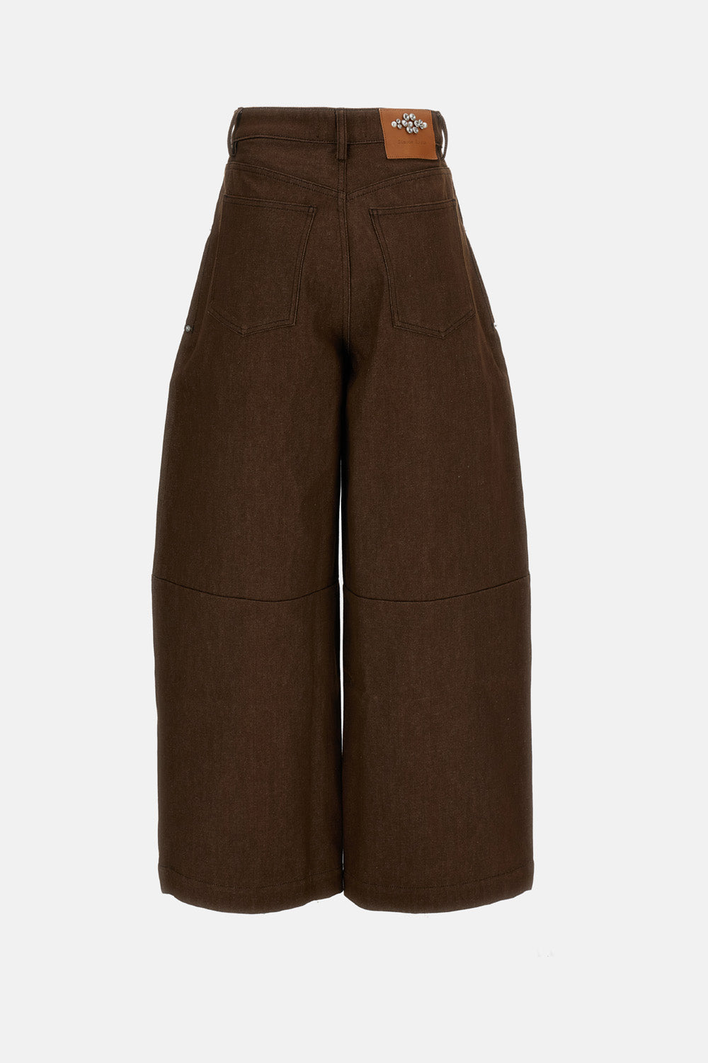 Simone Rocha Women Wide Leg Utility Curve Jeans W/ Emb SIMONE ROCHA