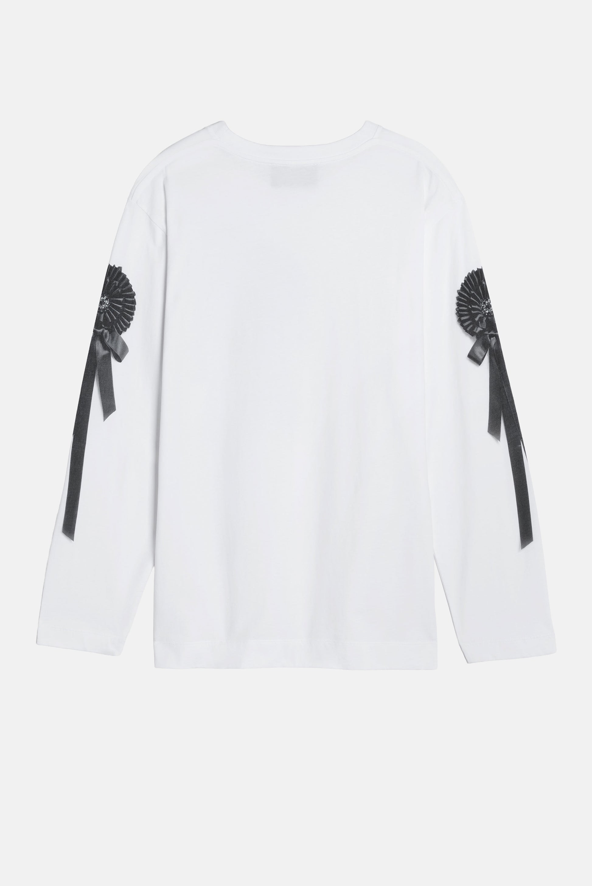 Simone Rocha Women Ribbon Rosette Print Long Sleeve T-Shirt SIMONE ROCHA