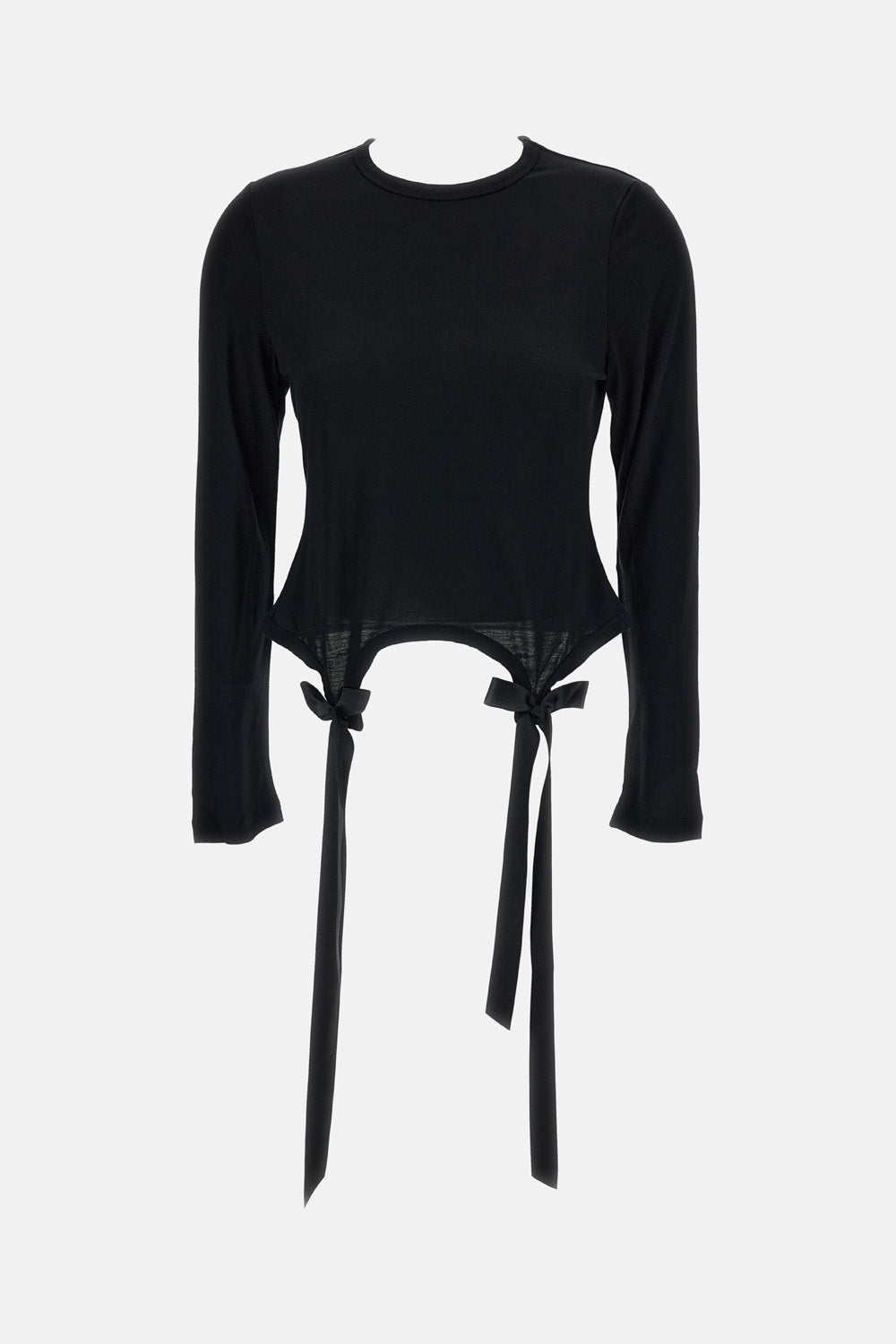 Simone Rocha Women Bow Tail Easy Long Sleeve T-Shirt SIMONE ROCHA