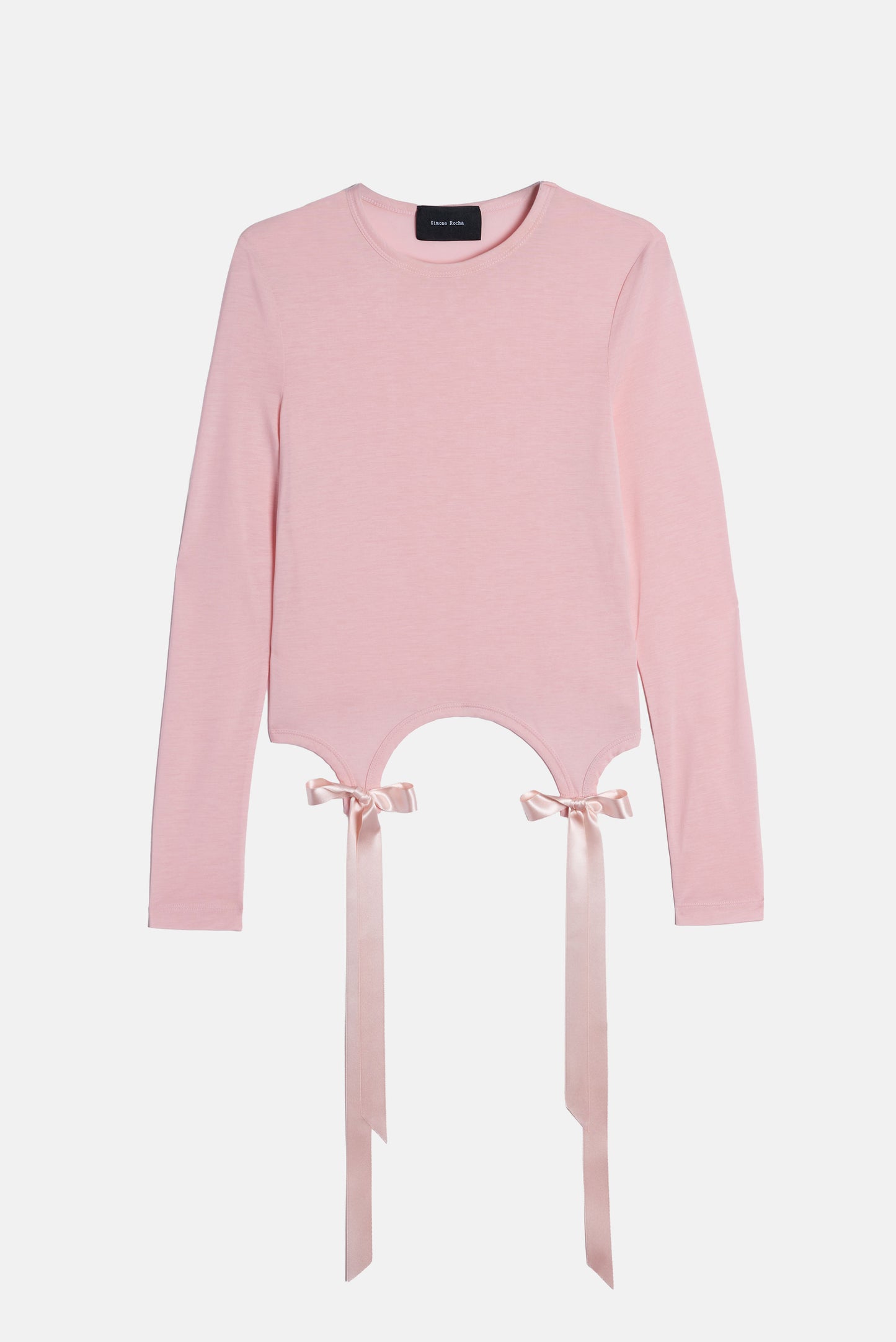 Simone Rocha Women Bow Tail Easy Long Sleeve T-Shirt SIMONE ROCHA