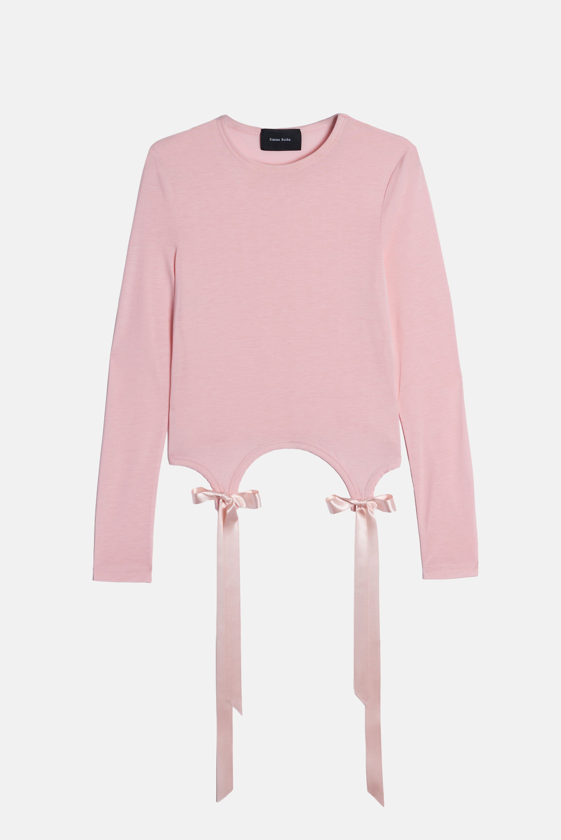 Simone Rocha Women Bow Tail Easy Long Sleeve T-Shirt SIMONE ROCHA