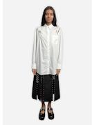 Simone Rocha Women Masculine Shirt With Embroidered Crystals SIMONE ROCHA