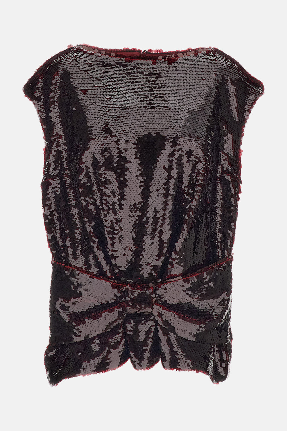 Simone Rocha Women Boxy Peplum Bow Detail Top SIMONE ROCHA