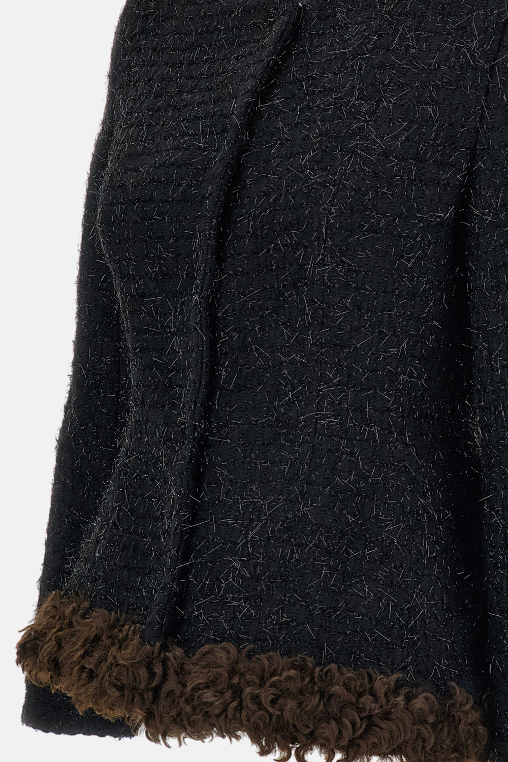Simone Rocha Women Round Sculpt Faux Fur Detail Bustle Jacket SIMONE ROCHA