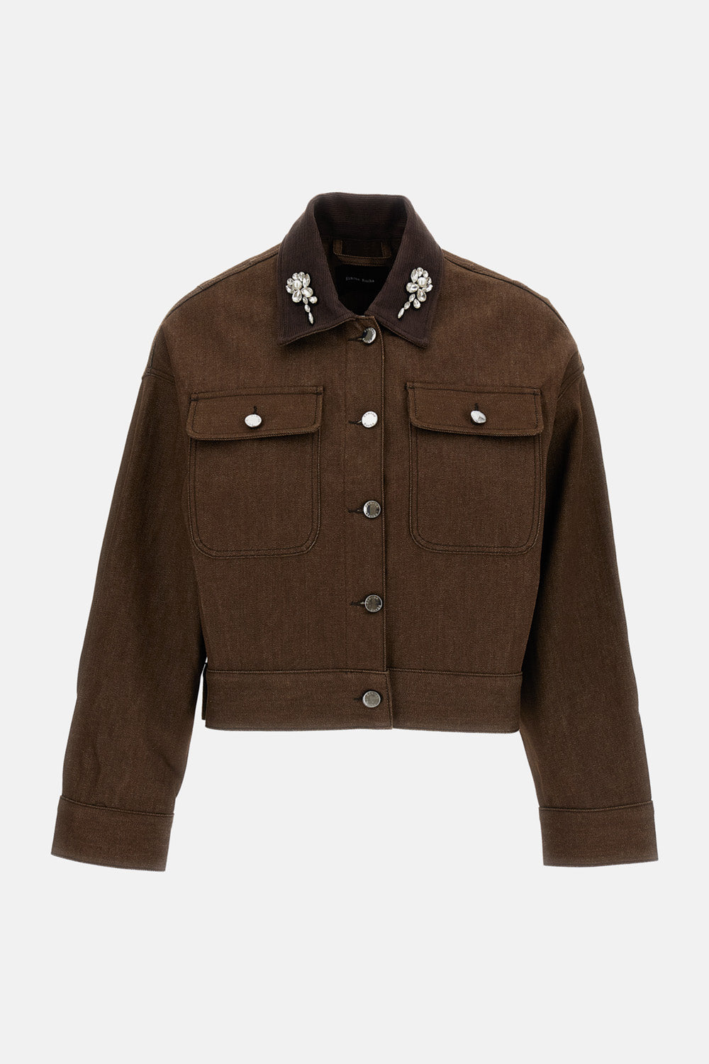 Simone Rocha Women Cropped Utility Pocket Workwear Jacket W/ Emb SIMONE ROCHA