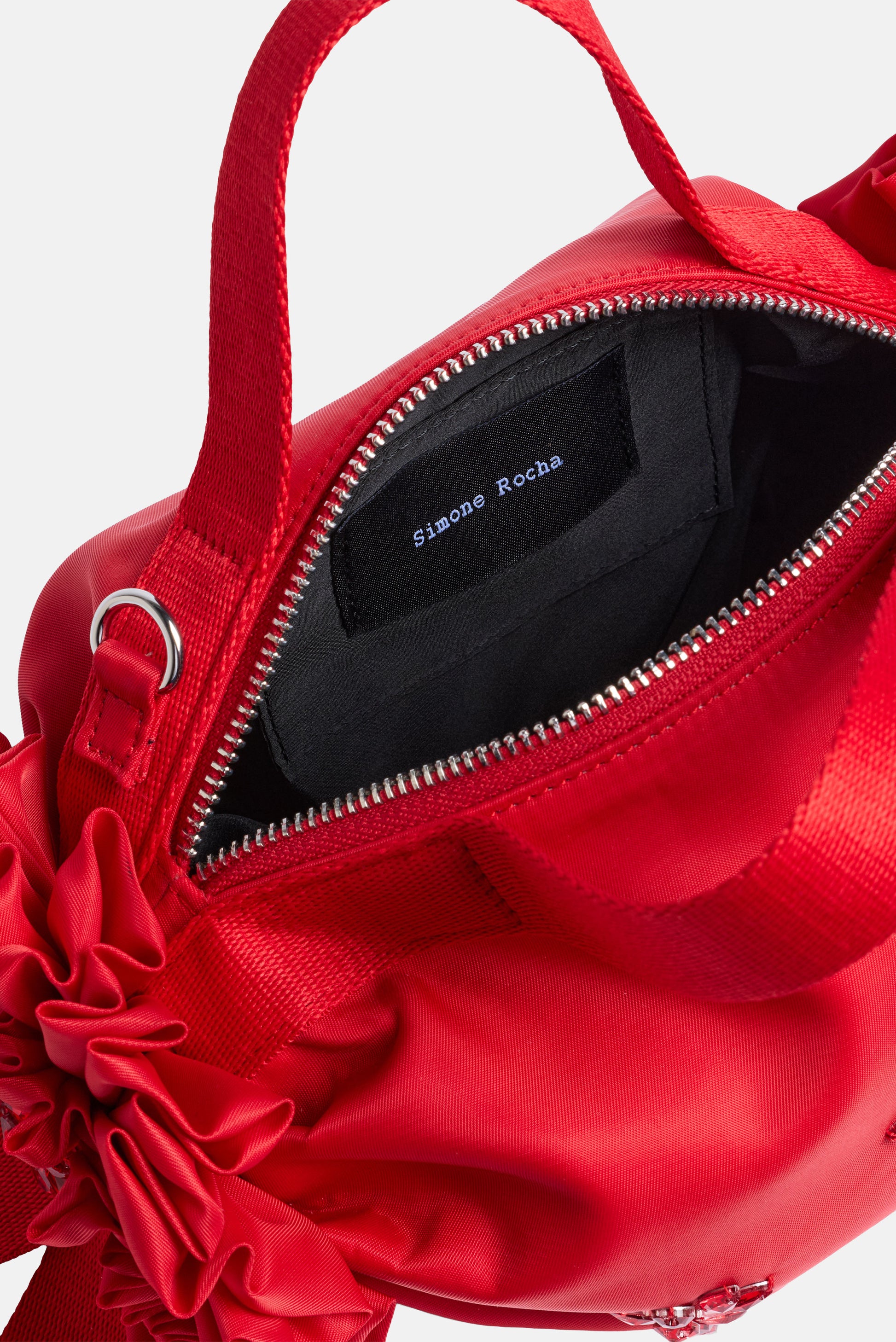 Simone Rocha Women Mini Double Ribbon Rosette Bag With Turbo Emb SIMONE ROCHA