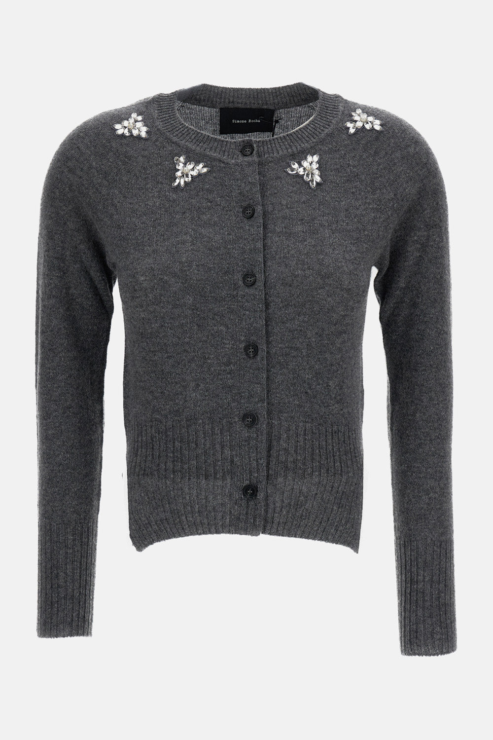 Simone Rocha Women Relaxed Cashmere Cardigan W/ Emb SIMONE ROCHA