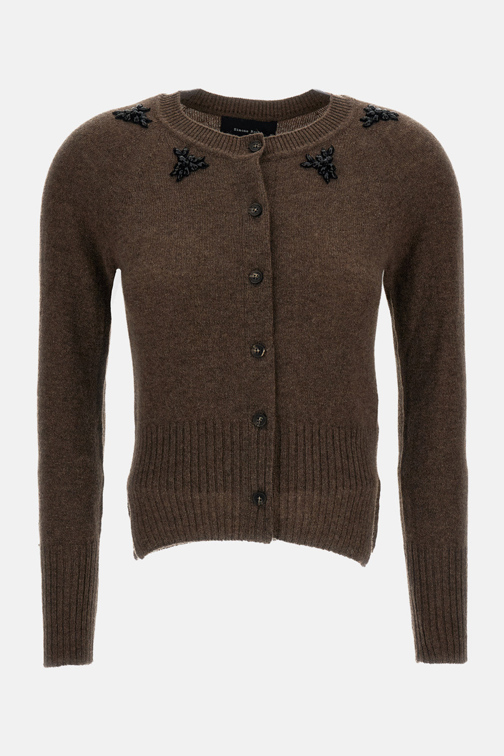 Simone Rocha Women Relaxed Cashmere Cardigan W/ Emb SIMONE ROCHA